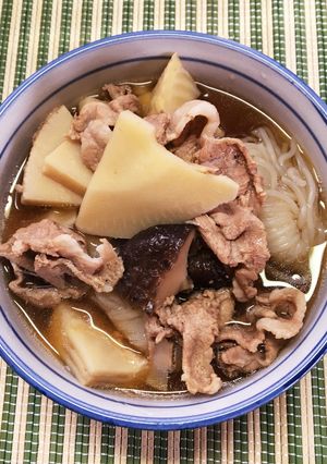 干しシイタケと竹の子の煮物-レシピのメイン写真