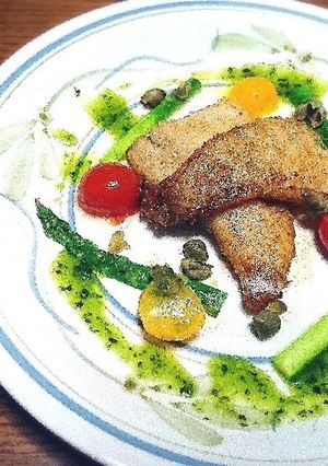 インスタ映え！白身魚のムニエル-レシピのメイン写真