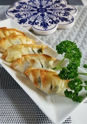 大葉マッシュチーズ餃子トースター-レシピのメイン写真