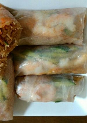 ふるる冷麺の生春巻き-レシピのメイン写真