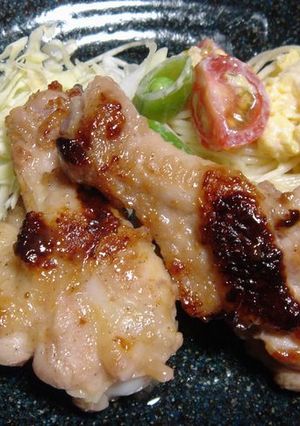 鶏手羽元で黒酢サッパリ焼き-レシピのメイン写真