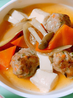 肉団子と豆腐の和風野菜あんかけ-レシピのメイン写真