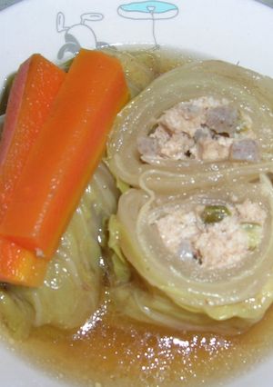 こんにゃくインロール白菜-レシピのメイン写真