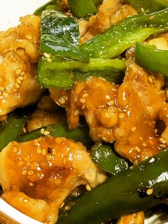 簡単!お弁当、節約に◎豚こまピーマン炒め-レシピのメイン写真