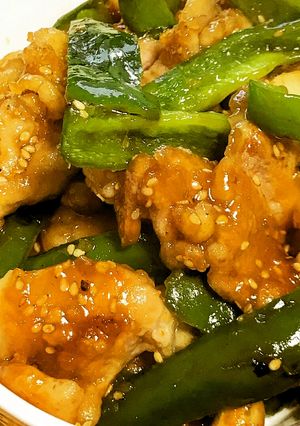簡単！お弁当、節約に◎豚こまピーマン炒め-レシピのメイン写真