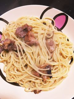 焼き鳥パスタ-レシピのメイン写真