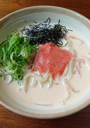 明太クリームうどん-レシピのメイン写真