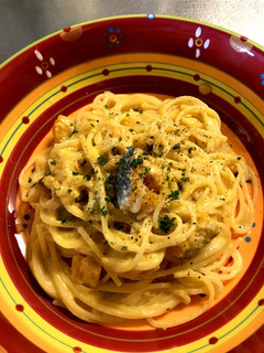 余った煮物で☆かぼちゃのクリームパスタ-レシピのメイン写真