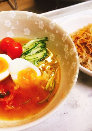 カレーつけ冷麺-レシピのメイン写真