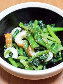 ほうれん草と竹輪の胡麻和え-レシピのメイン写真