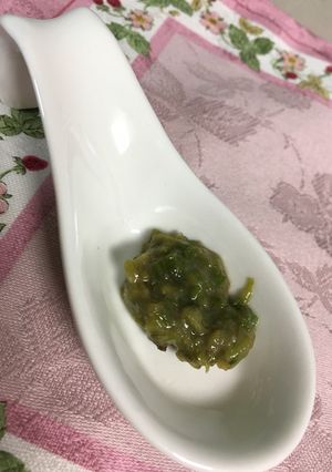 レンチン ばっけ味噌-レシピのメイン写真