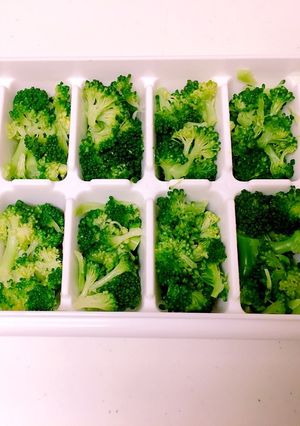 離乳食 中期9か月頃ブロッコリー★保存-レシピのメイン写真
