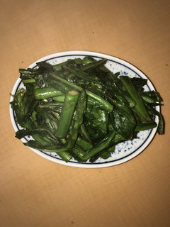 かき菜とアスパラのバター醤油炒め-レシピのメイン写真