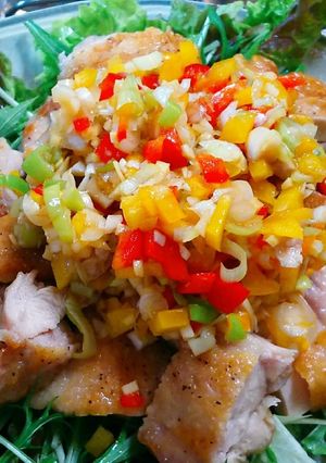 かんたん酢で簡単油淋鶏-レシピのメイン写真