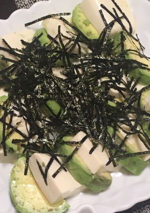 和風☆アボカドと豆腐のカプレーゼ風-レシピのメイン写真