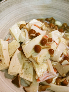豆腐のナメコ・エリンギあんかけ-レシピのメイン写真