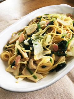 旬の筍入りパスタ-レシピのメイン写真