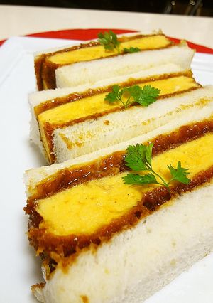 驚き！玉子カツサンド-レシピのメイン写真