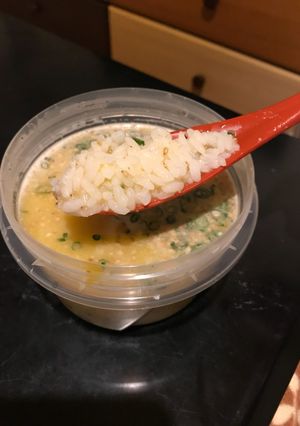 夜食に！レンジで1分簡単雑炊-レシピのメイン写真
