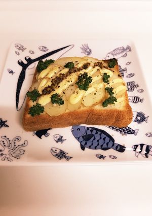 ❁ポテトとマスタードマヨのトースト❁-レシピのメイン写真