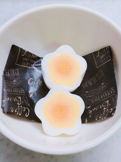 簡単にできる!お花のゆでたまご-レシピのメイン写真