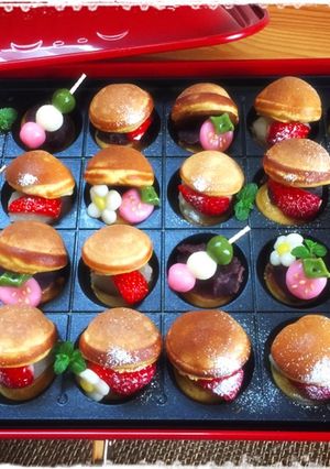 ♥たこ焼き器deどら焼き＆お豆腐白玉♥-レシピのメイン写真