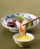 アスパラとたこの黄味噌風ドレッシング