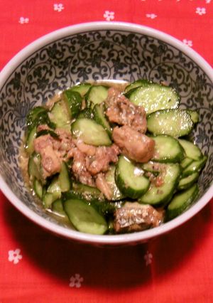 超時短簡単！きゅうりと鯖缶のあっさり和え-レシピのメイン写真
