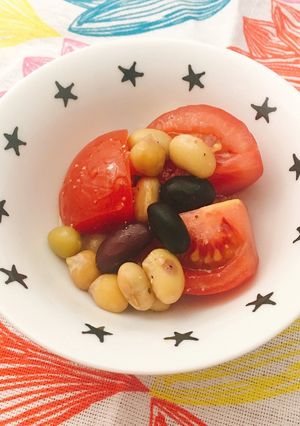 トマトビーンズサラダ-レシピのメイン写真