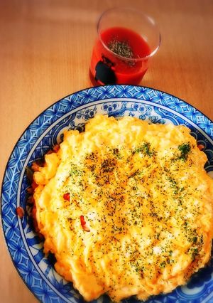 野菜ジュースで簡単オムライス-レシピのメイン写真