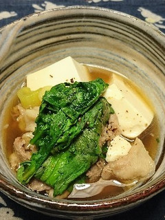 あたただしで豚肉豆腐-レシピのメイン写真