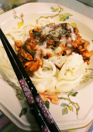 うどんスパゲッティー-レシピのメイン写真