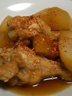◇手羽元と大根の甘酸っぱ煮◇-レシピのメイン写真