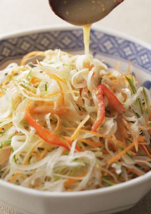 細切り野菜のごまだれドレッシング-レシピのメイン写真