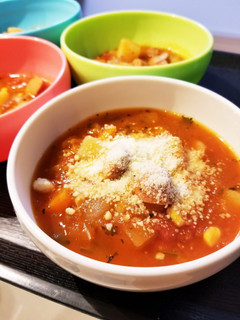 野菜ジュースで☆ミネストローネ-レシピのメイン写真