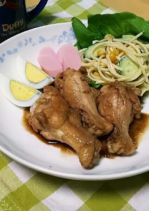 夏バテ防止！鶏肉のさっぱり黒酢煮-レシピのメイン写真