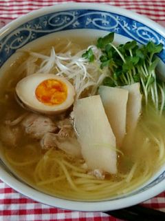 ヤマキ基本のだしで鶏塩ラーメン-レシピのメイン写真