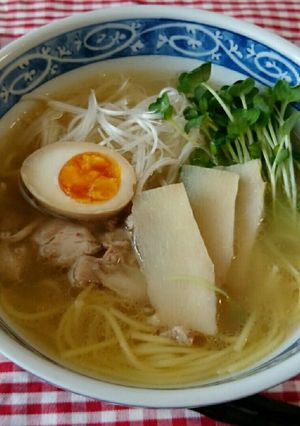 ヤマキ基本のだしで鶏塩ラーメン-レシピのメイン写真