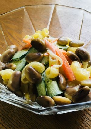 まめくら大豆の彩サラダ-レシピのメイン写真