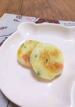離乳食手づかみ☆可愛いカラフルポテト-レシピのメイン写真