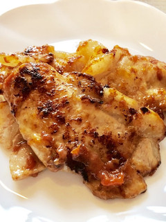 簡単!豚肉と梅ダレさっぱり焼き!-レシピのメイン写真