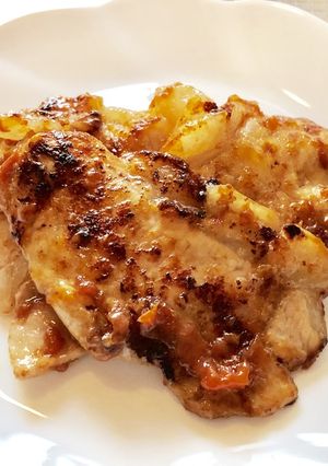 簡単！豚肉と梅ダレさっぱり焼き！-レシピのメイン写真