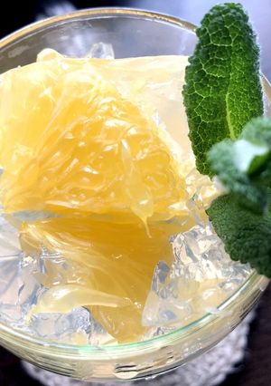 夏みかんの寒天-レシピのメイン写真