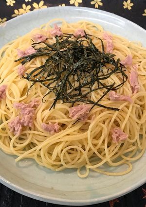 自家製！からすみパスタツナバター醤油味-レシピのメイン写真