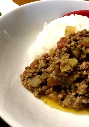 レンジでドライカレー☆糖質カット-レシピのメイン写真