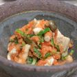 茹で鶏の人参おろし和え