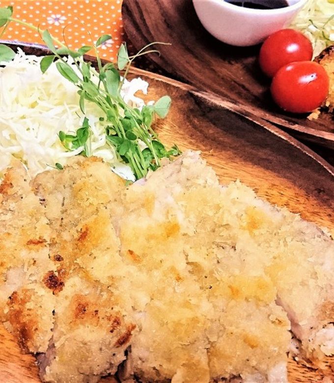 オーブンで楽ちん!【揚げない豚カツ】-レシピのメイン写真