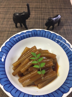 フキの下処理と和だしカレー風味-レシピのメイン写真