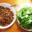ひき肉のレタス巻き^_^