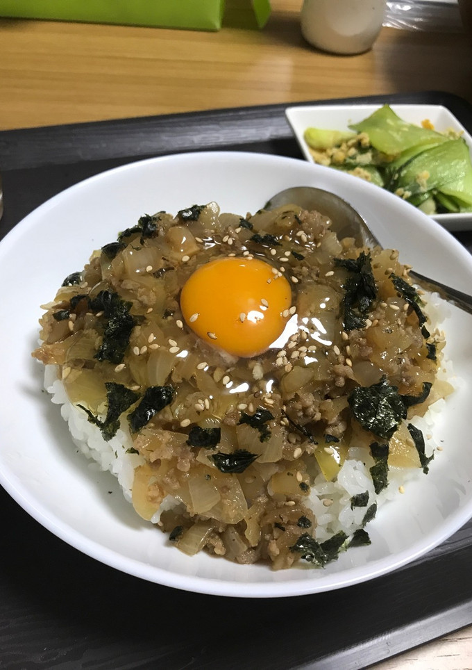 簡単絶品★玉ねぎとひき肉の焼肉風味炒め-レシピのメイン写真